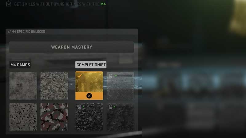 how ot get gold weapons mw2