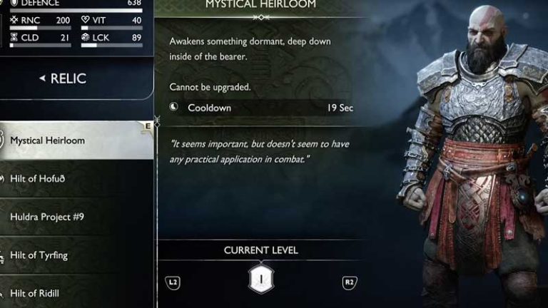 God Of War Ragnarok: How To Use Relics (With Relic Locations)