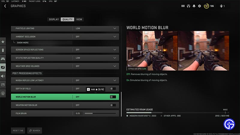 How To Turn Off Motion Blur & Screen Shake In Modern Warfare 2 & Warzone 2