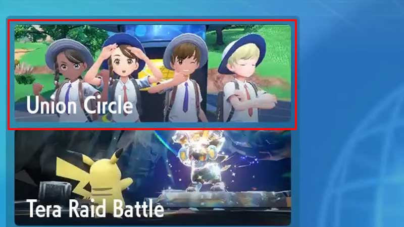 pokemon scarlet violet union circle guide 