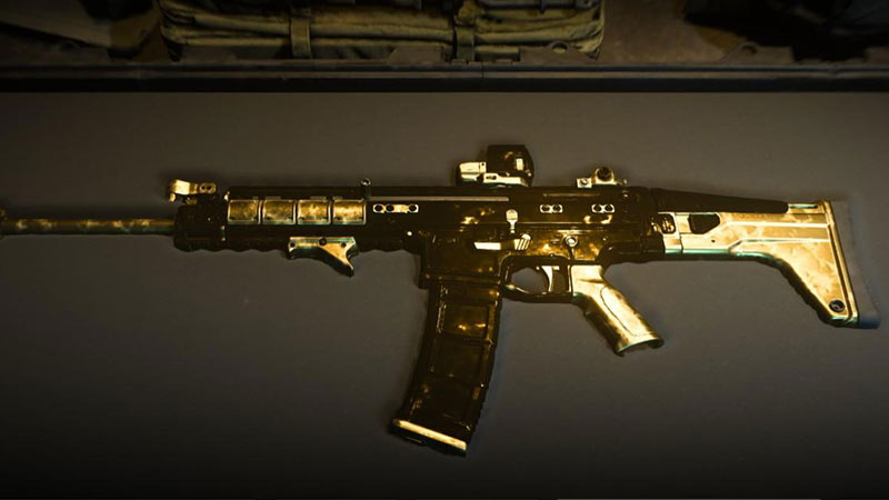 TAQ-56 Gold Camo in COD MW2
