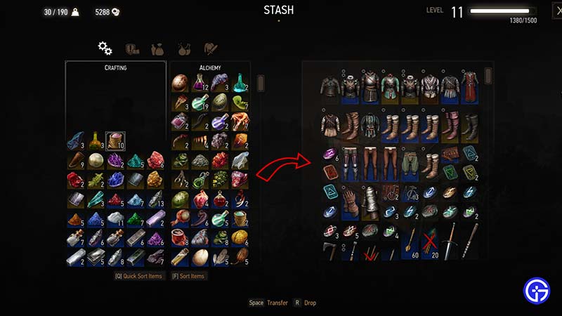 How To Manage Your Inventory In Witcher 3