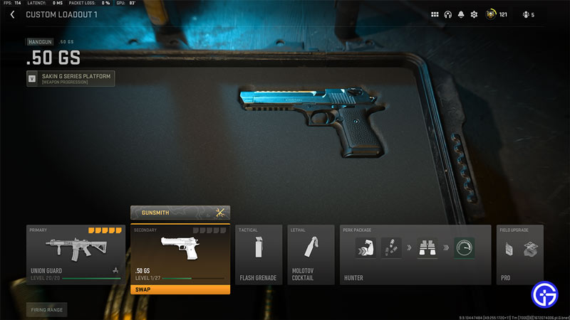 cod mw2 best secondary weapons