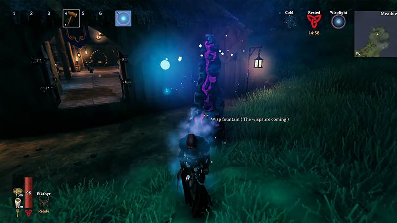 Build Wisp Fountain with Torn Spirit