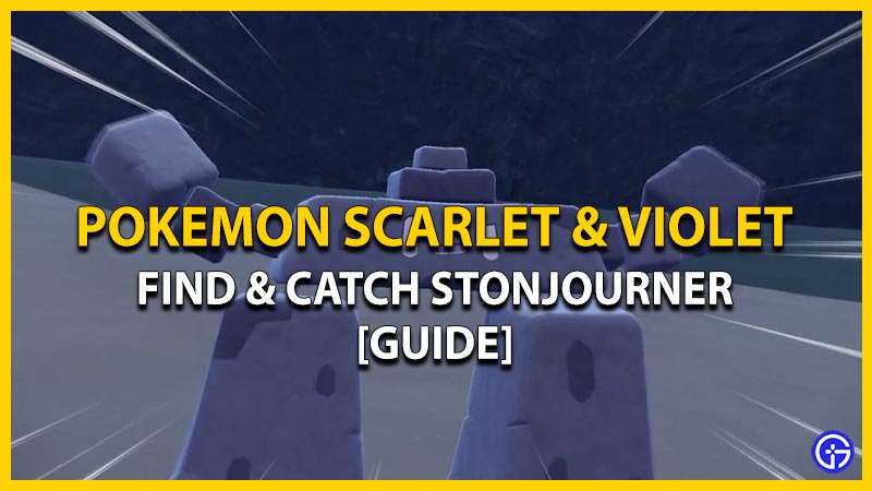 Find Stonjourner in Pokemon SV
