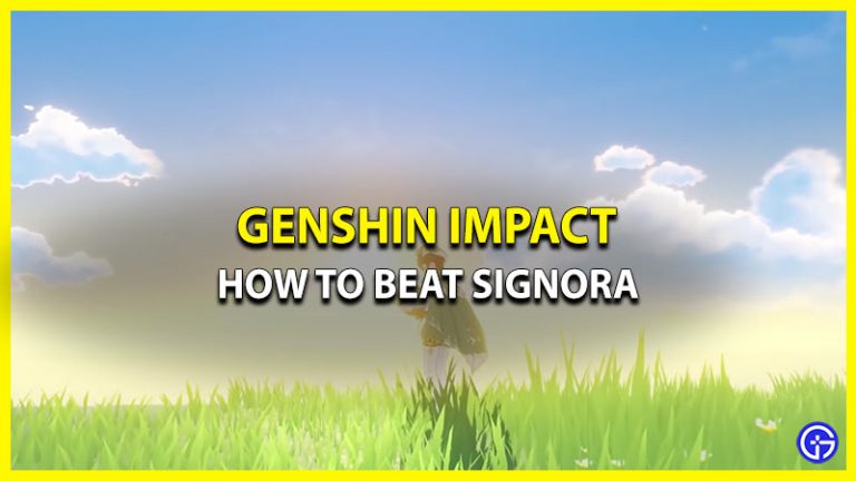 How To Beat Signora In Genshin Impact - Gamer Tweak