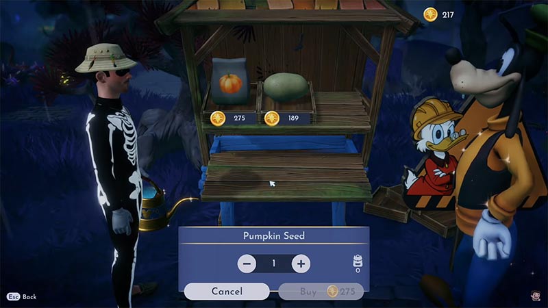 Goofy Stall location in Disney Dreamlight Valley