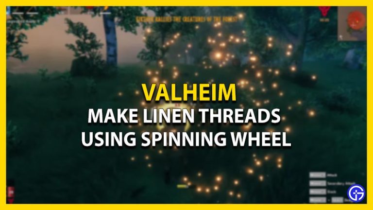 How To Make Linen Threads With A Spinning Wheel In Valheim
