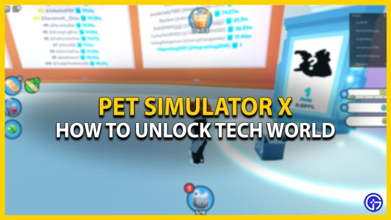 How To Get To Tech World In Pet Sim X