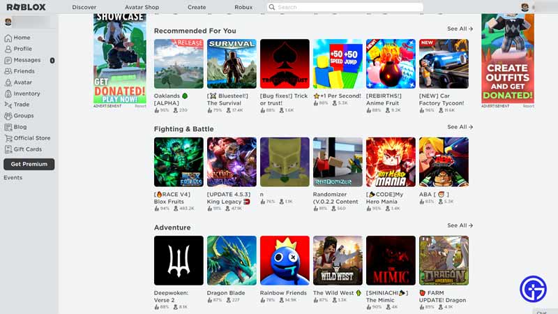 roblox how to check your playtime