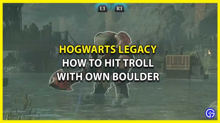 How To Hit Troll With Own Boulder In Hogwarts Legacy