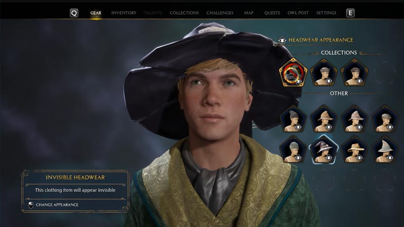 How to Make Gear Items Invisible in Hogwarts Legacy