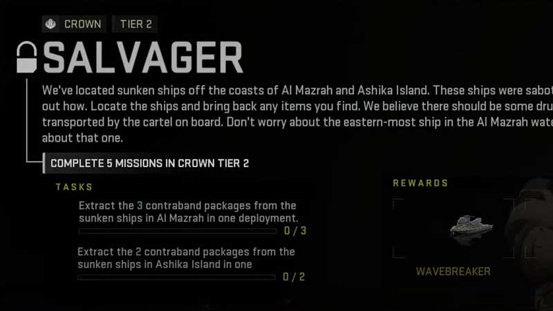 MW2 and Warzone 2 DMZ Salvager Mission Guide