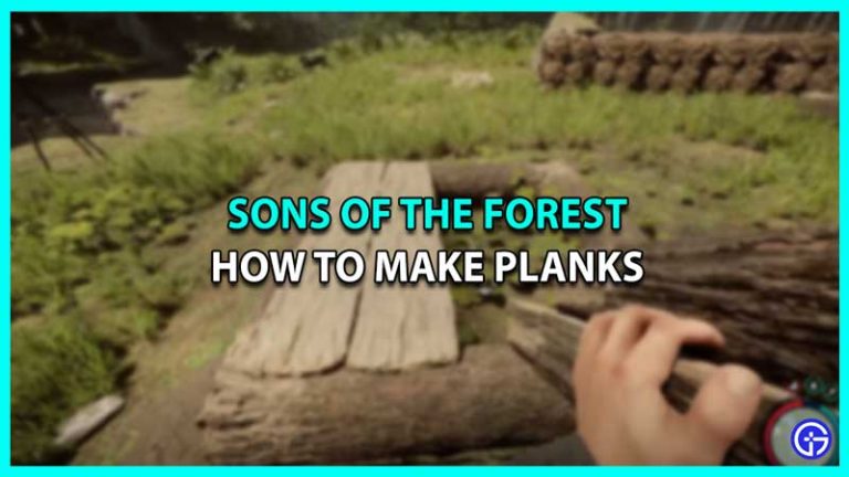 How To Make Planks In Sons Of The Forest