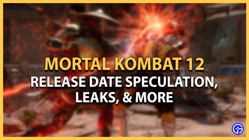 mortal kombat 14 release date speculation leaks news