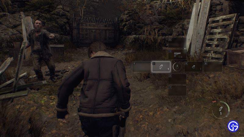 re4 remake weapon wheel
