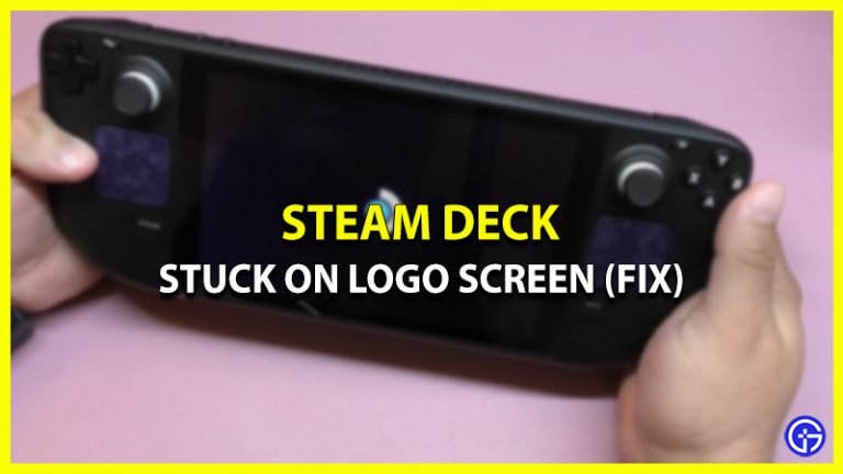Steam Deck Stuck On Logo (Fix)