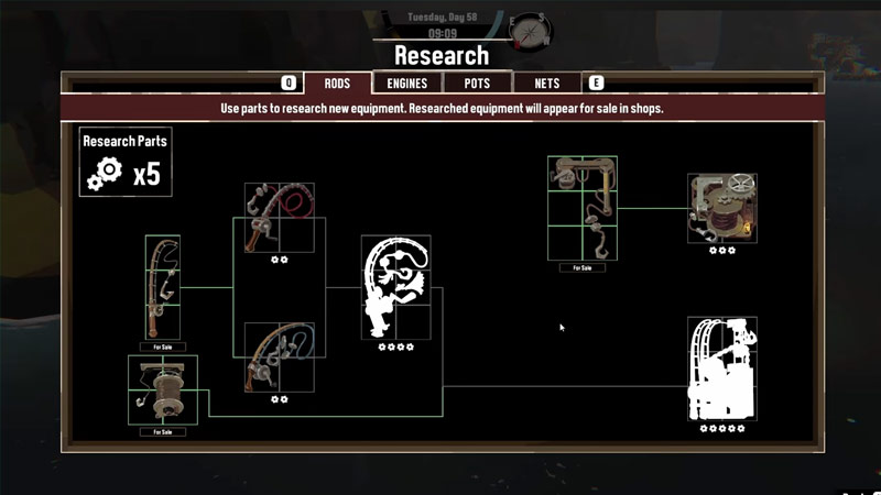 How to Get Research Parts in Dredge