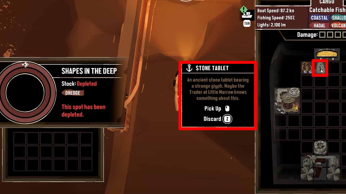 Stone Tablets In Dredge How To Find & Use (Pursuit Guide)