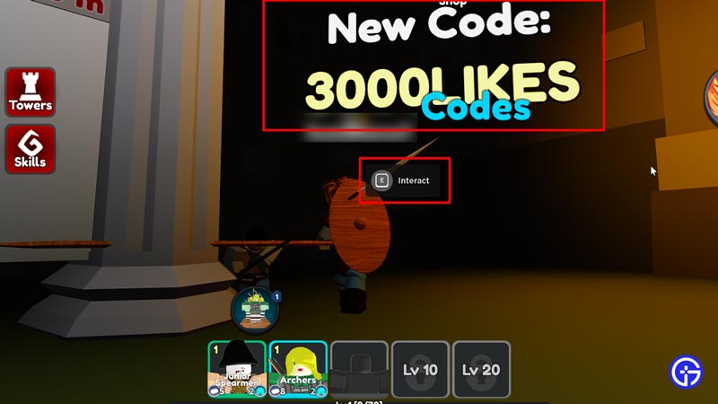 how to redeem defense until death simulator codes