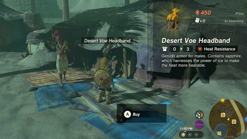 Desert Voe Armor Set Location in Zelda Tears of the Kingdom