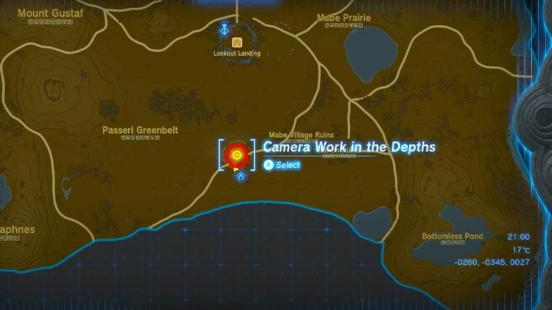 Find Robbie In Zelda Tears Of The Kingdom Hyrule Field Chasm location