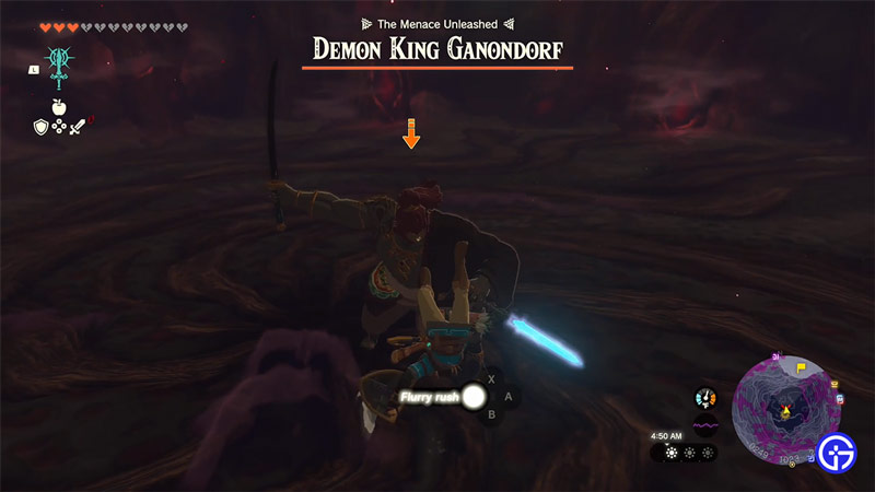horizontal sword slash