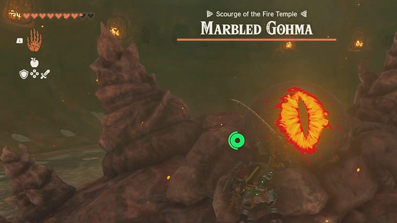marbled gohma phase 1 weak point zelda totk