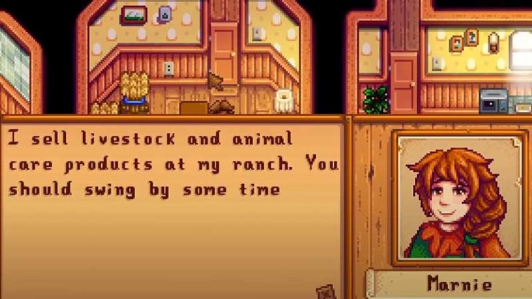 Stardew Valley Marnie Gifts, Friendship, Shop Hours