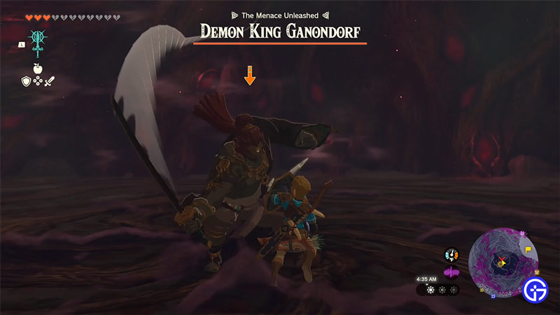vertical sword slash