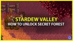 How To Unlock Secret Forest In Stardew Valley