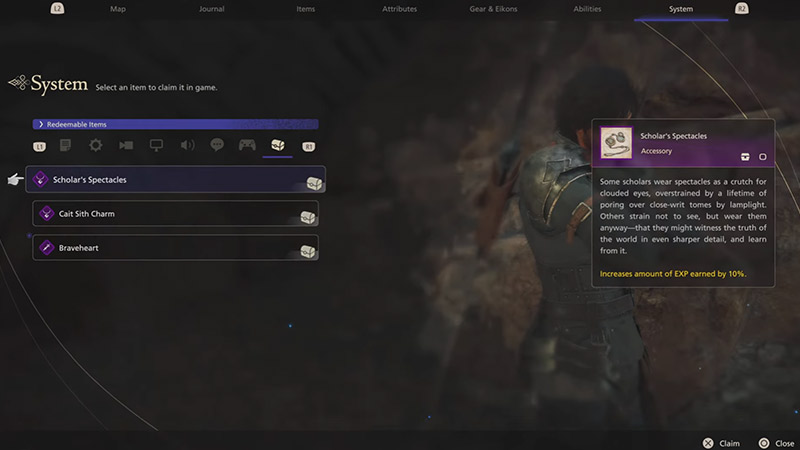 how to redeem dlc items and pre order bonuses ff16