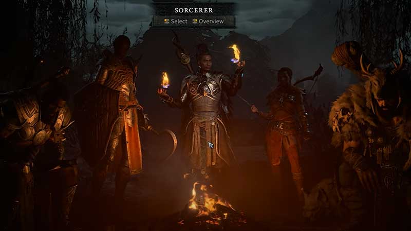 sorcerer most played class diablo 4 