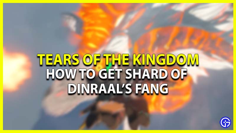 how to get shard of dinraal's fang in zelda totk