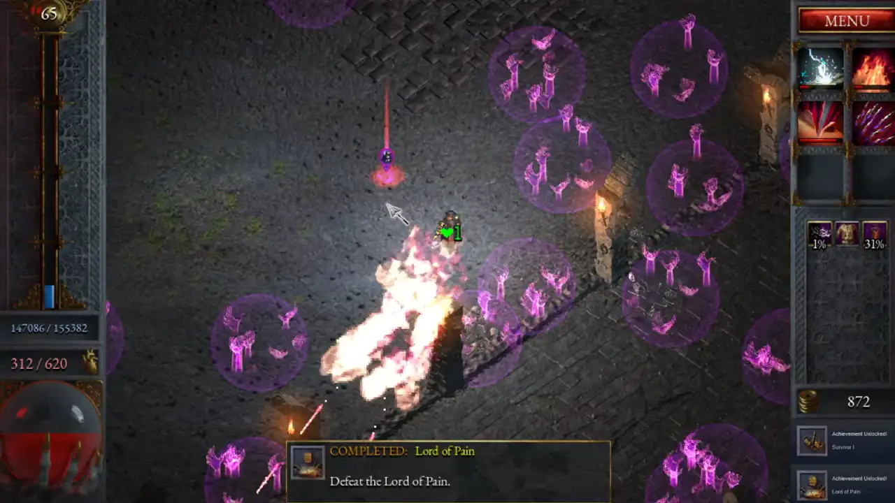 How To Beat The First Boss In Halls Of Torment (The Lord Of Pain)