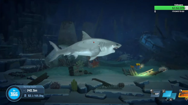 great white shark klaus boss fight guide 