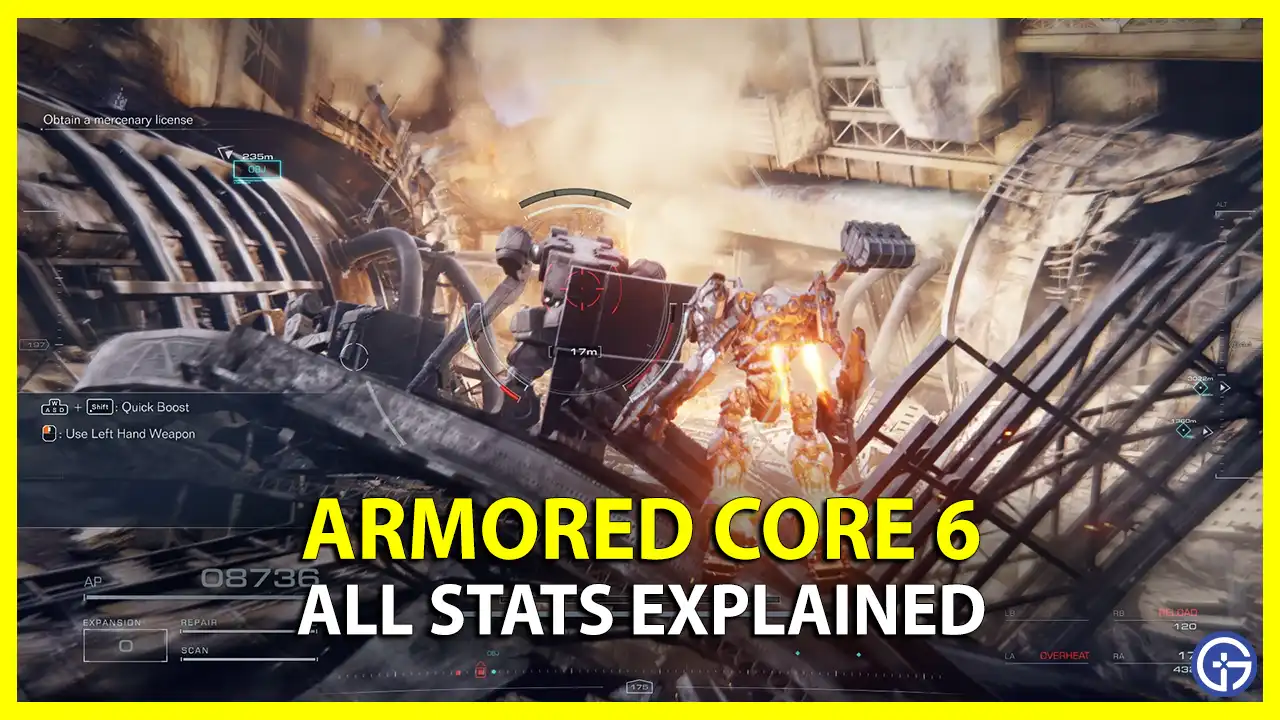 All Stats in Armored Core 6