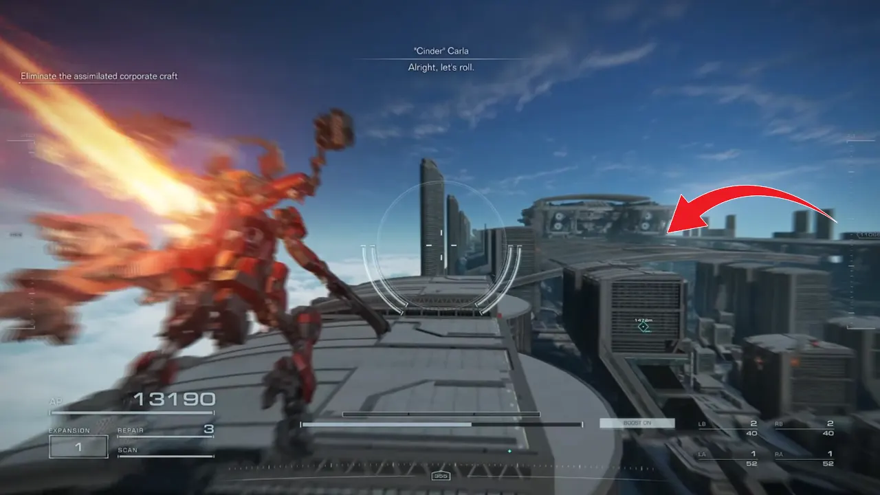 Armored Core 6: Intercept Corporate Forces Combat Log Location