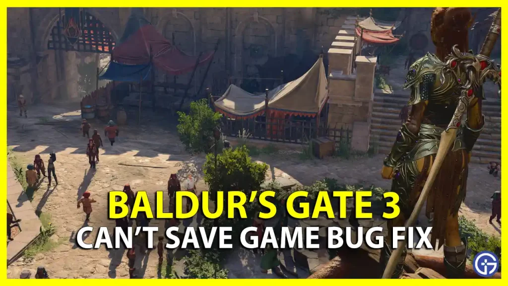 bg3 cant save game currently syncing