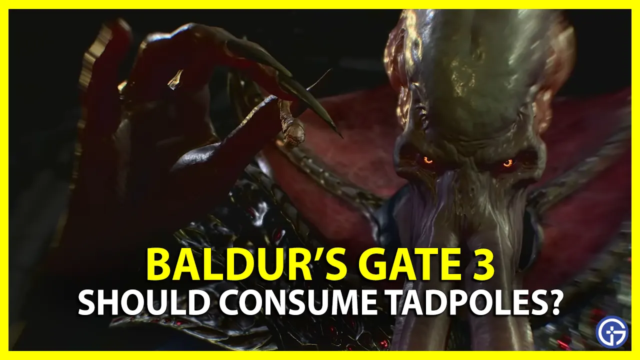 what happens upon opening mind to tadpoles in BG3 and consuming them