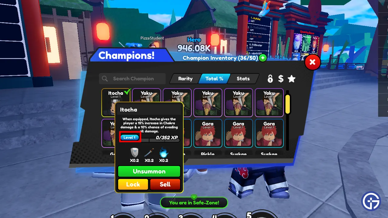 Champion Level In Anime Fighting Simulator X