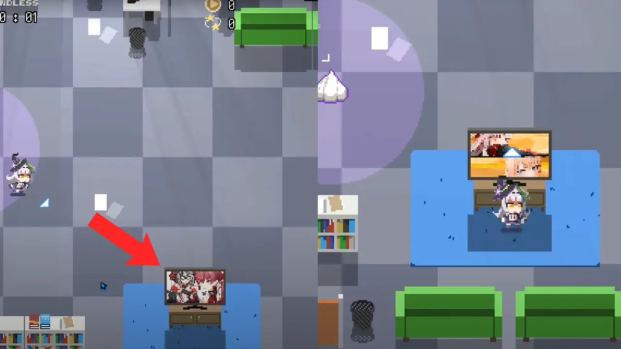 How To Watch TV In HoloCure (Look I’m On TV) location where is the television achievement