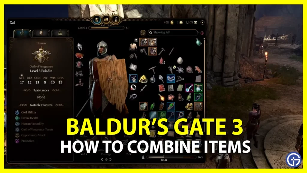 How To Combine Items In Baldur's Gate 3 (BG3)