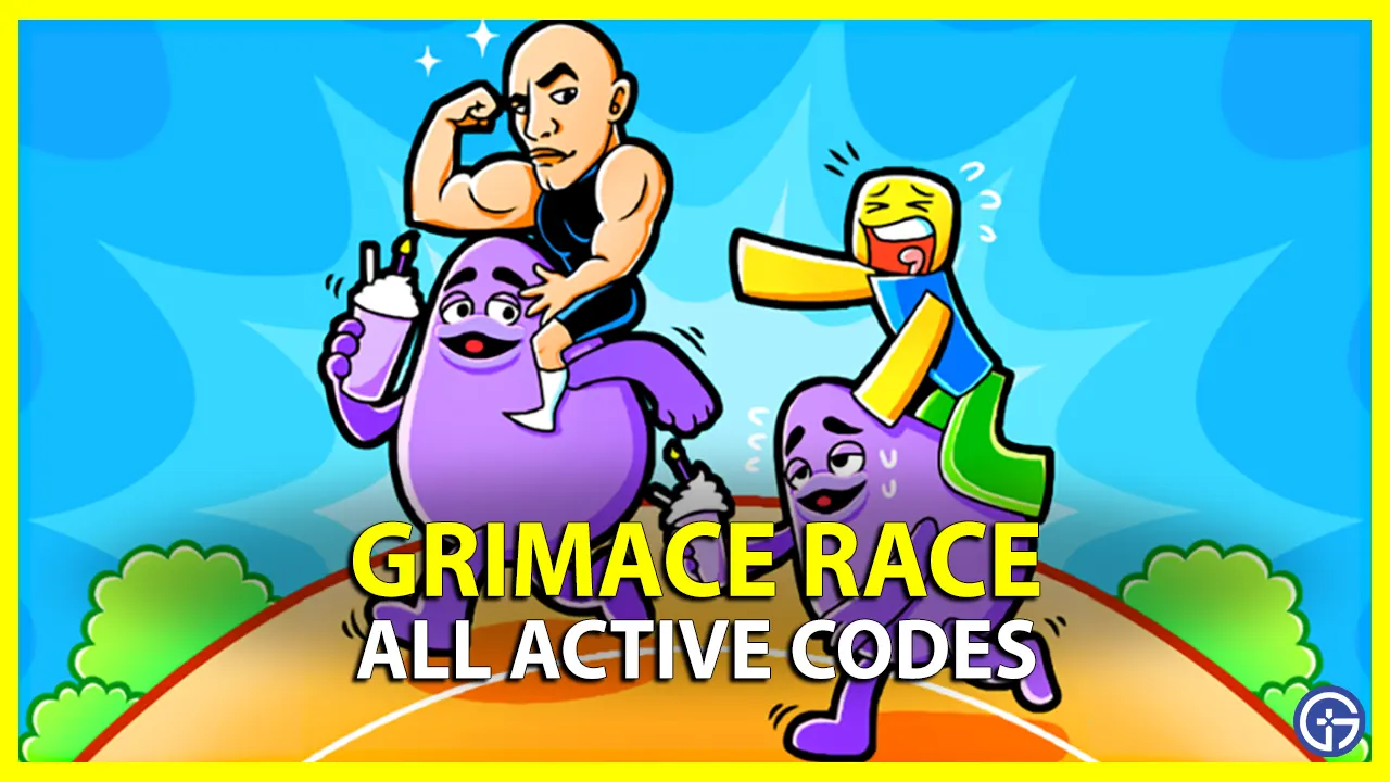 all active grimace race codes