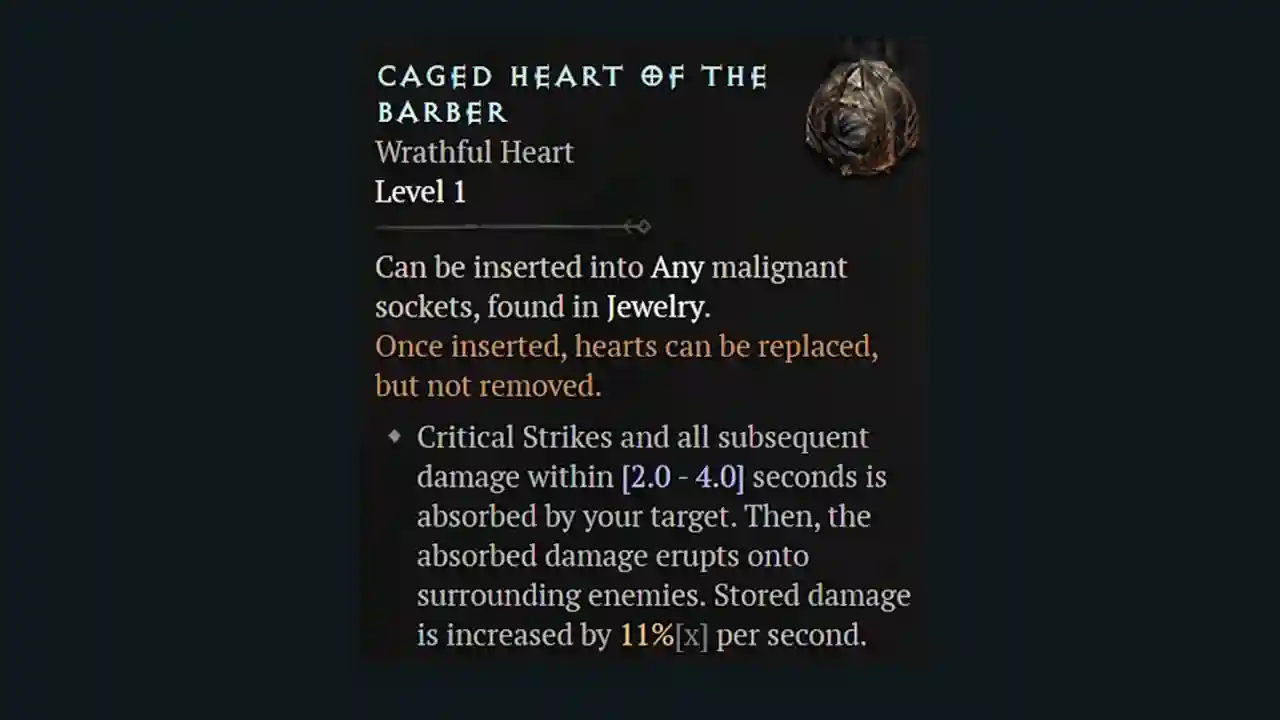 caged heart barber d4 farm location 