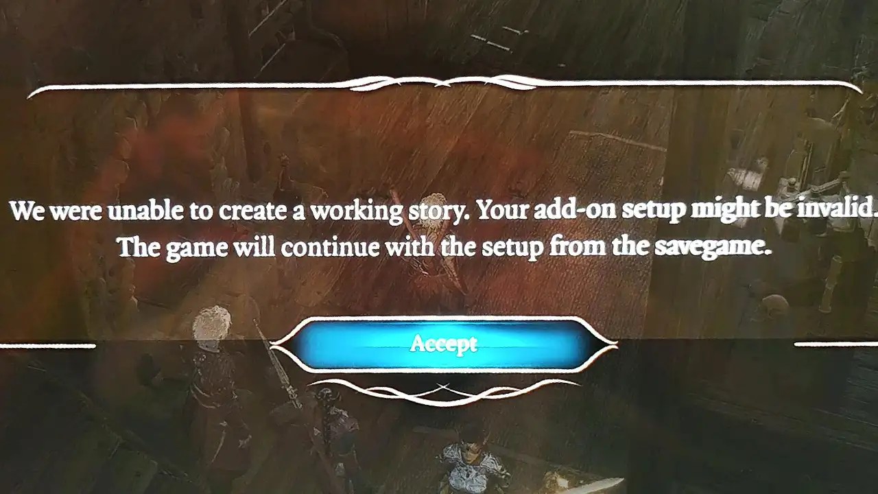 Unable To Create A Working Story BG3