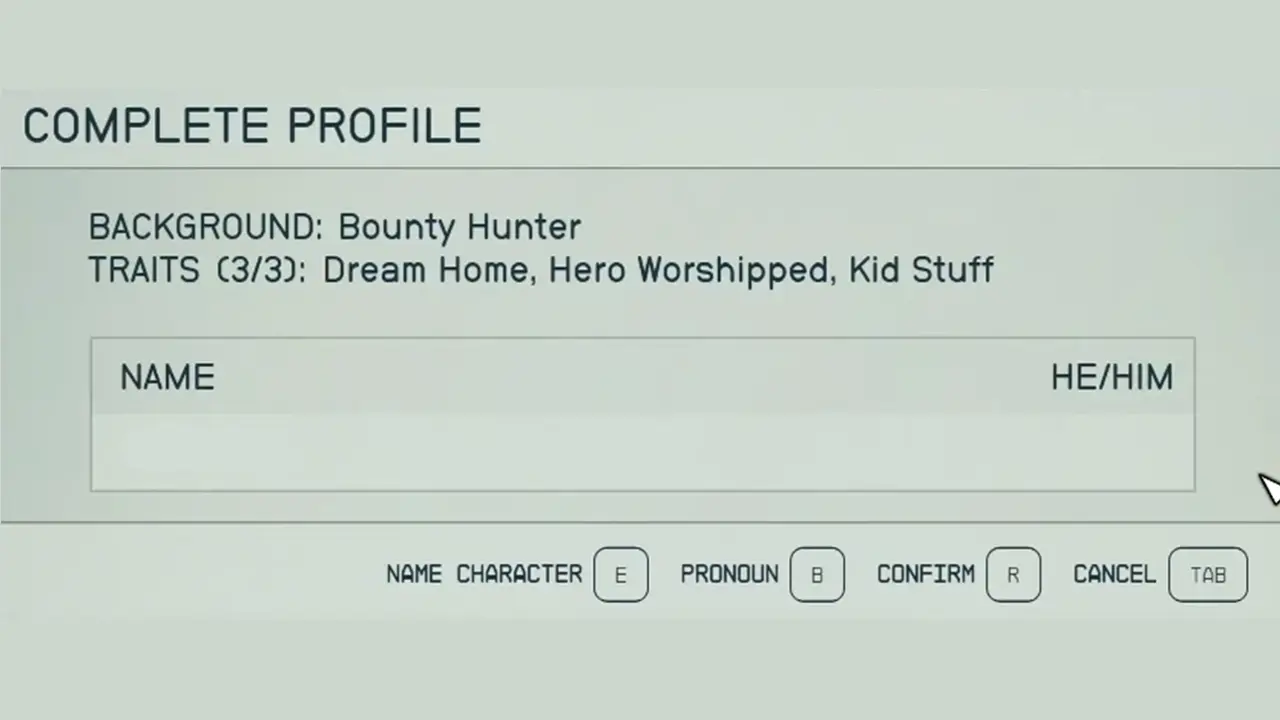 How To Change Character Pronouns In Starfield