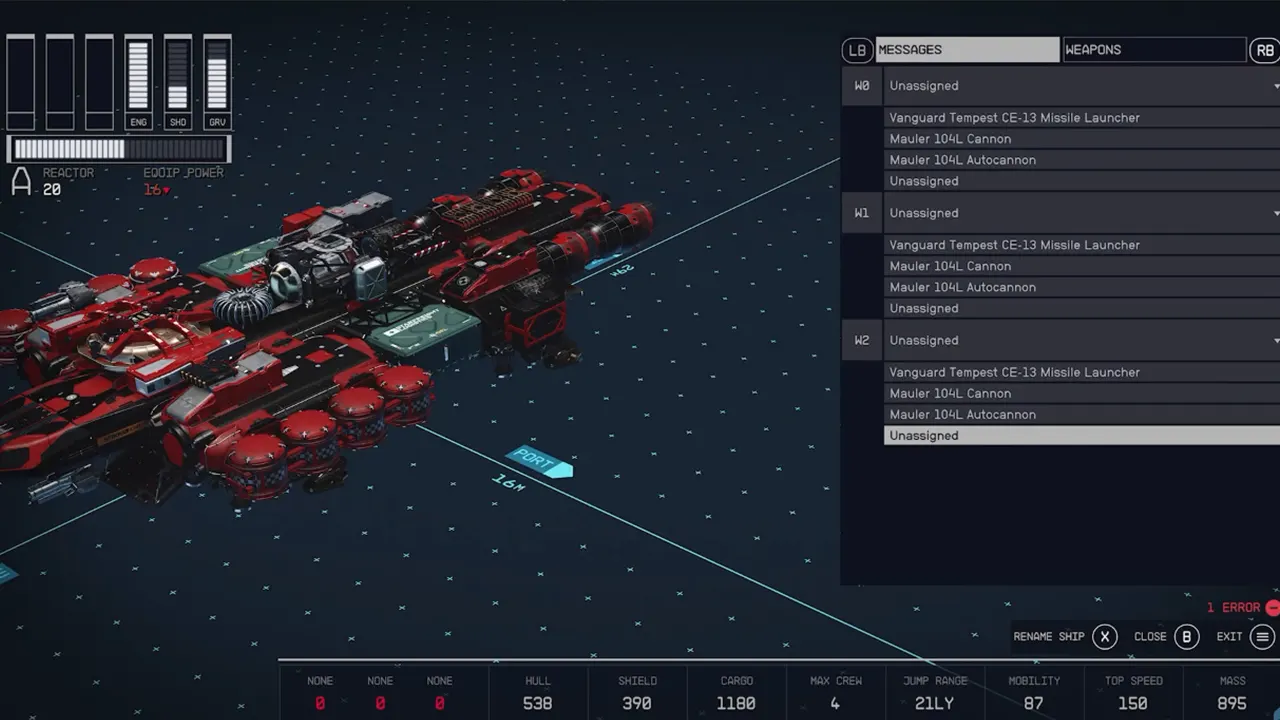 How To Assign Weapons To Group In Starfield