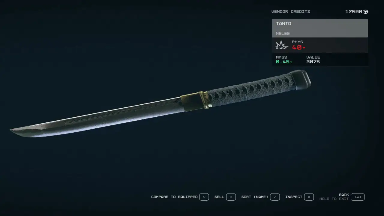 Tanto-Weapon