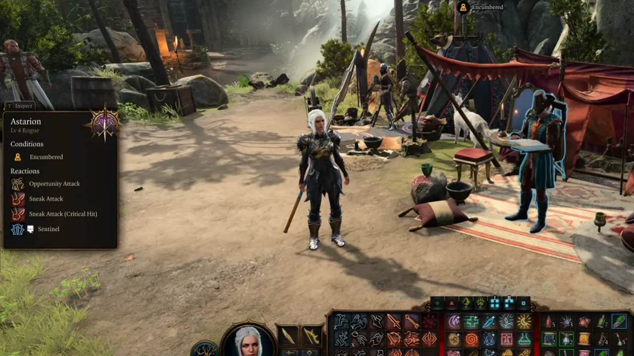 baldurs gate 3 encumbered bug bg3 fix